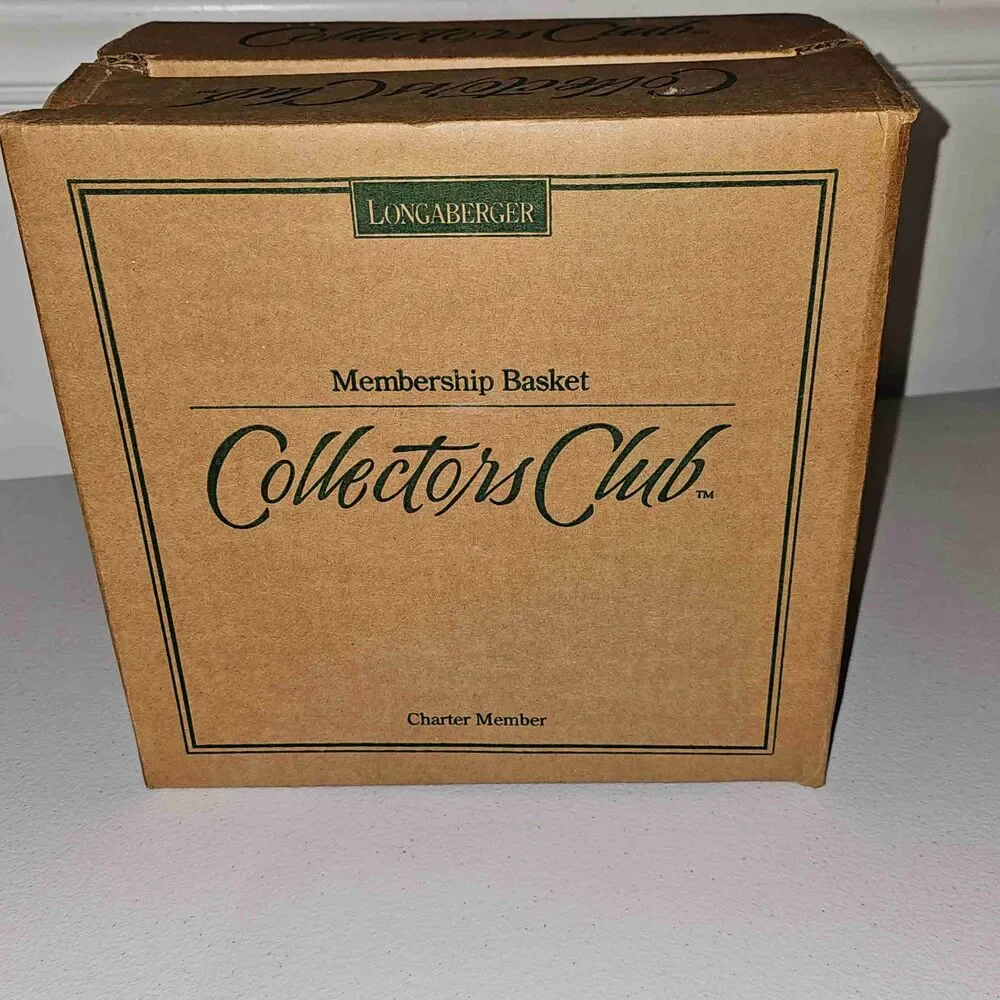 NIB Longaberger 1996 Charter Member Collectors Club Membership Basket‎ New